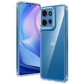 FNTCASE für Moto G 5G 2025 6,7 Zoll, transparente Hülle: Kabelloses Laden, vergilbungsbeständig, stoßfeste Handyhülle